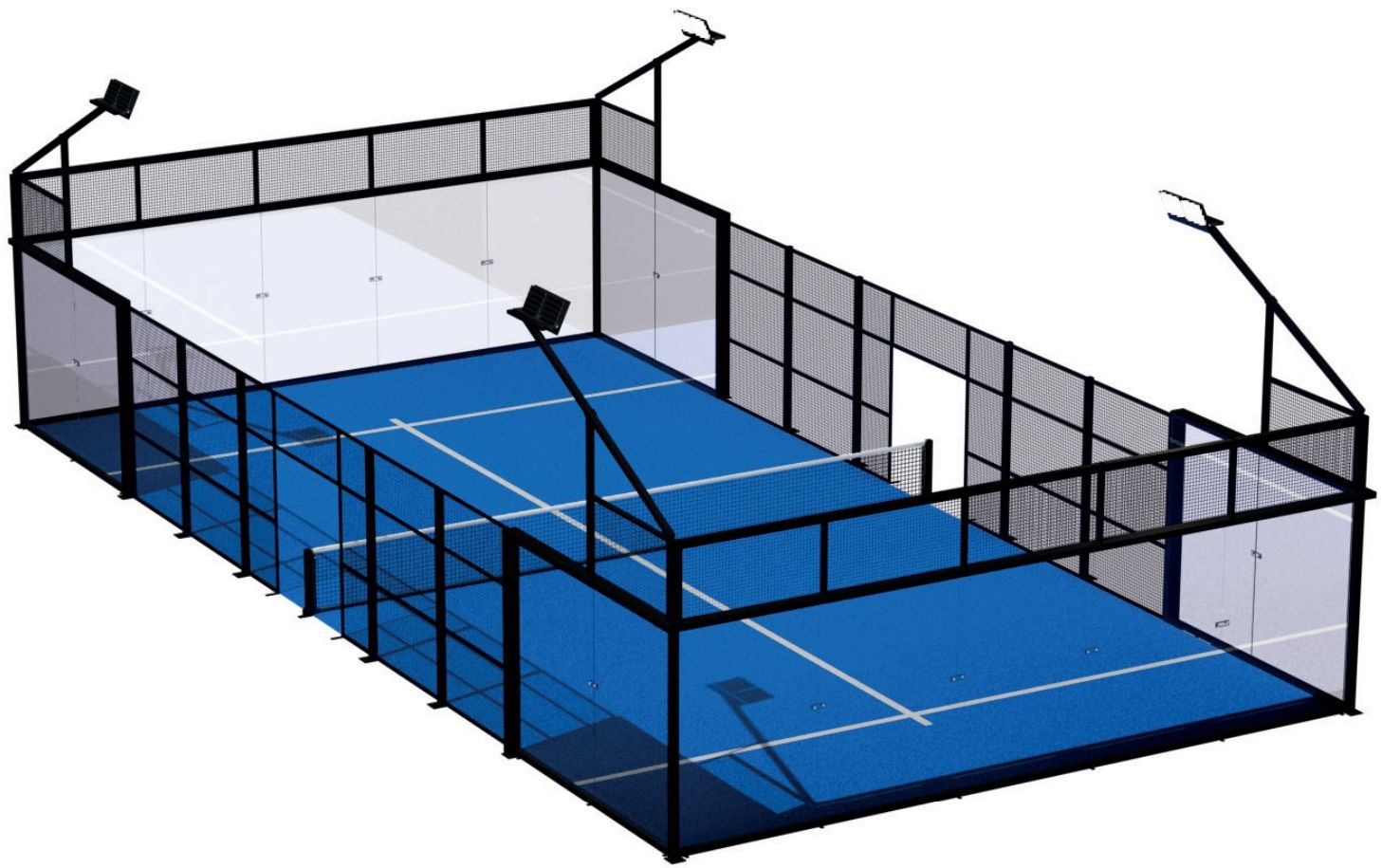 Padel Galis Mundial 160 szerkezeti rajz