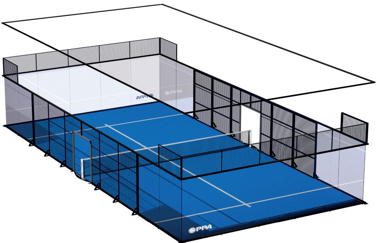 Padel Galis PPA szerkezeti rajz